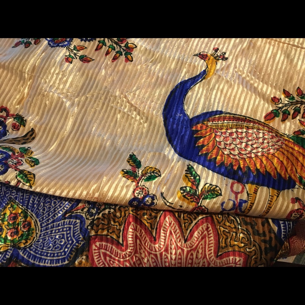 VINTAGE India bed cover or tablecloth